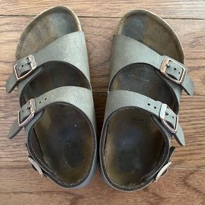 Birkenstock Rio Kids Size 9- Brown
